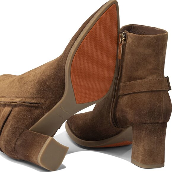 Santoni Suede Ankle Boots 65Mm IT 38 Women - Picture 5 of 5